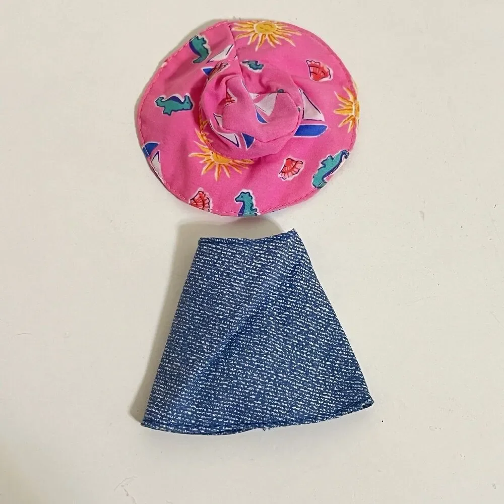 Vintage Barbie Doll Clothing Dresses Hat Skirt Jacket Lot of 5